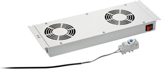 Actual product image EFB Elektronik Built-in fan with 2 fans for network and server cabinets