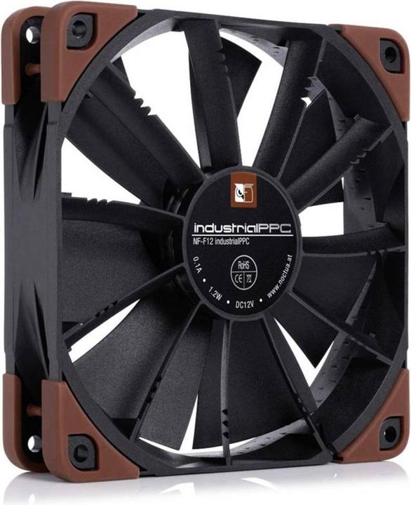 Image du produit Noctua NF-F12 indu.2000 IP67 120x120x25 NF-F12 industrialPPC-24V-2000 SP IP67PWM (120 mm, 1 x)
