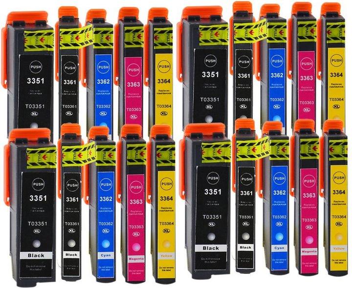 Produktbild Hermex Alternative Tintenpatrone zu Epson 33 XL (M, PBK, BK, C, Y)