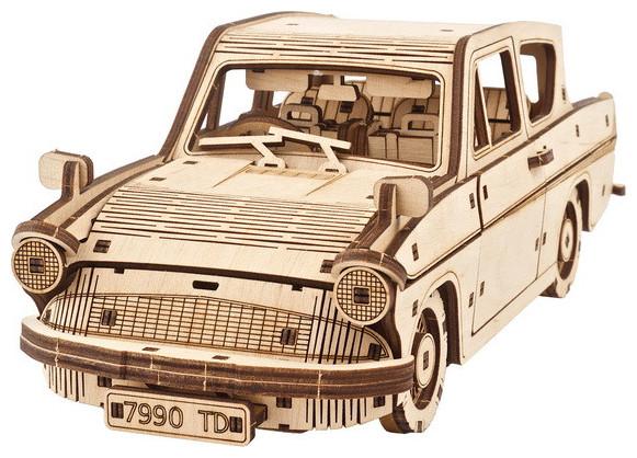Actual product image Ugears Flying Ford Anglia