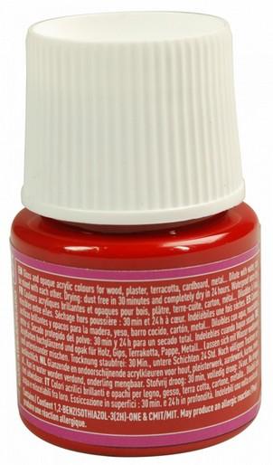 Immagine prodotto Pebeo Deco Colore acrilica lucida (Rosso velluto, 45 ml)