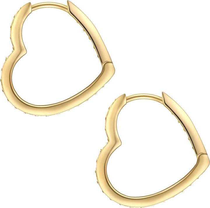 Image du produit Rafaela Donata Femme coeur argent sterling zirconium or jaune - 30460 (Argent Sterling)