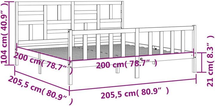 Produktbild VidaXL Zack (200 x 200 cm)