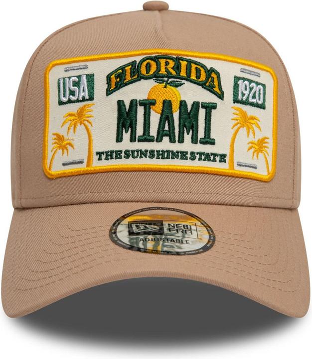 Immagine prodotto New Era E-Frame Snapback Cap - PLATE Florida Miami (Taglia unica)