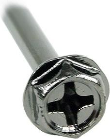 Actual product image Phobya Screw UNC 6-32 x 30 cross (4xpcs) black nickel
