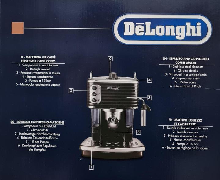 Actual product image De'Longhi ECZ 351.BK Scultura