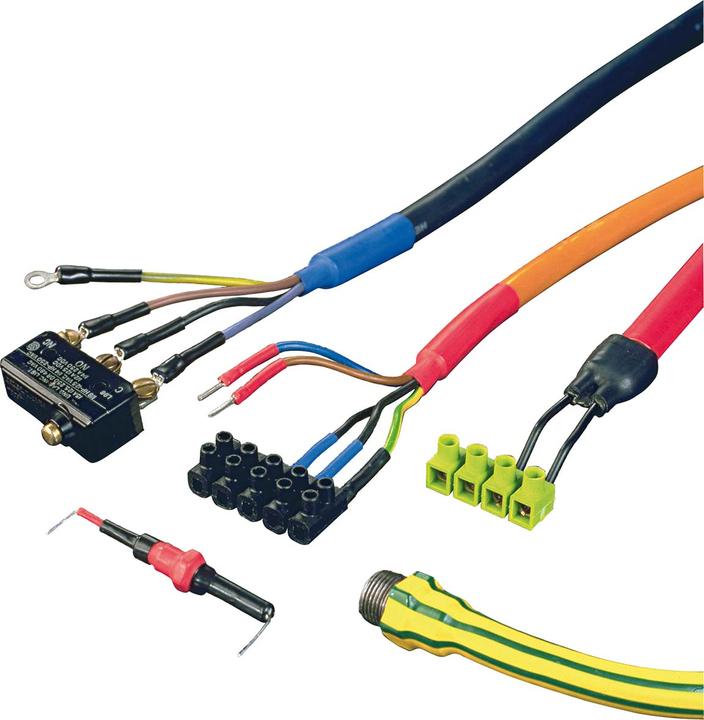 Produktbild 3M TE100045802. Produktfarbe: Schwarz, Schlauch-/Rohrlänge: 100 cm, Durchmesser vor Schrumpfen: 1,5 mm (20 x)