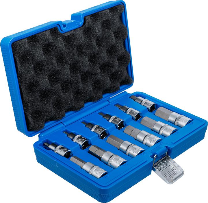 Actual product image BGS Bit insert set (Hexagon socket M5, Hexagon socket M6, Hexagon socket M8, Hexagon socket M10, Hexagon socket M12, Hexagon socket M7, Hexagon socket M14, Hexagon socket M16, Hexagon socket M17, Hexagon socket M18, Hexagon socket M19, Hexagon socket M22)
