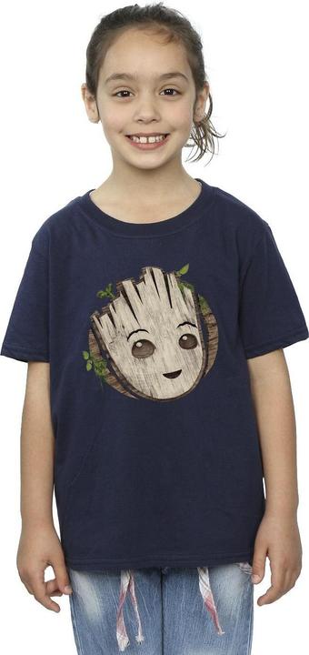 Immagine prodotto I Am Groot Wooden Head Maglietta Ragazze (152, 158)