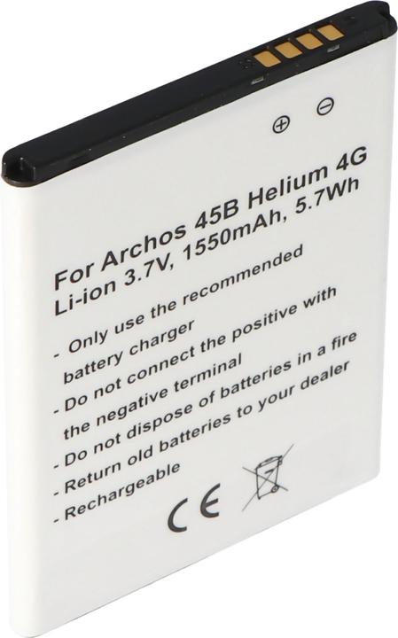 Image du produit AccuCell Batterie Archos 50c Neon, AC1850A, 45 Helium 4G, 45b Helium 4g