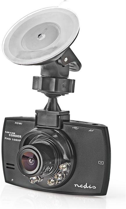 Produktbild Nedis Cityline Warsaw, Dashcam 1080p, 2.7", HDMI (Eingebautes Mikrofon, WLAN, Nachtsicht, GPS-Empfänger, Beschleunigungssensor, Eingebautes Display, HD)