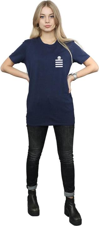 Image du produit Looney Tunes - T-shirt TWEETY PIE STRIPED FAUX POCKET - Femme (XL)