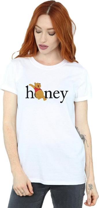 Actual product image Disney Womens/Ladies Winnie The Pooh Honey Cotton Boyfriend T-Shirt (L)