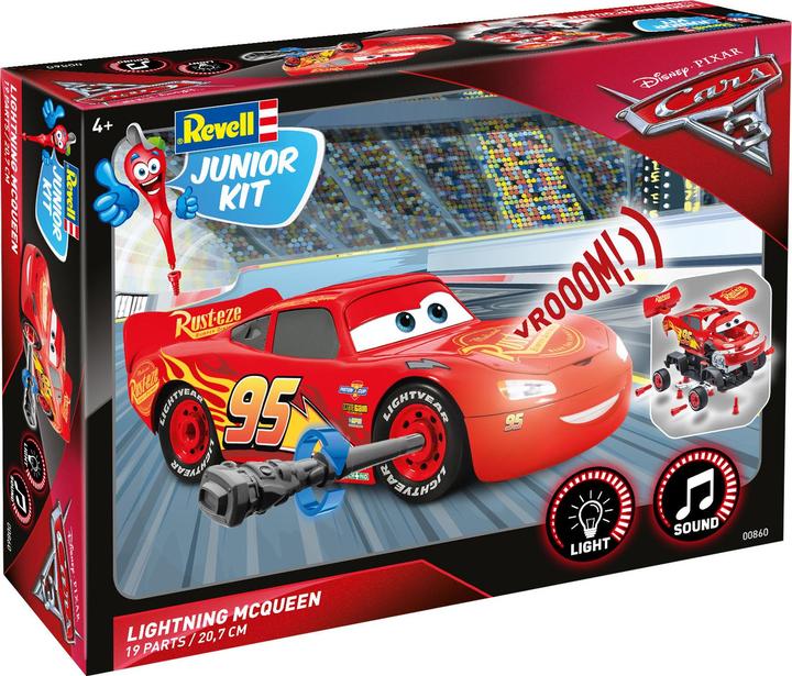 Actual product image Revell Lightning McQueen Junior Kit