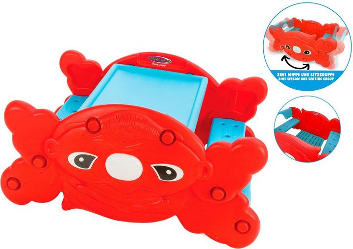 Jamara Set di sedute per bambini Sit and Swing 2in1 rosso (Dinette per bambini)