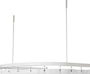 Image du produit Van Der P Flad skinne U-form 90x90x90 cm - Vinkelstang 90x90x90cm kompl.m.loftstøtte/ringe 15x33mm H