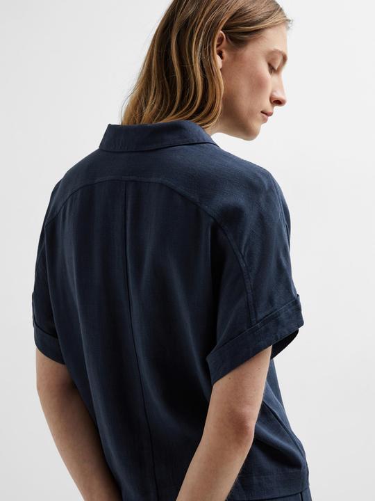Actual product image Selected Femme Cropped short sleeve shirt (42)