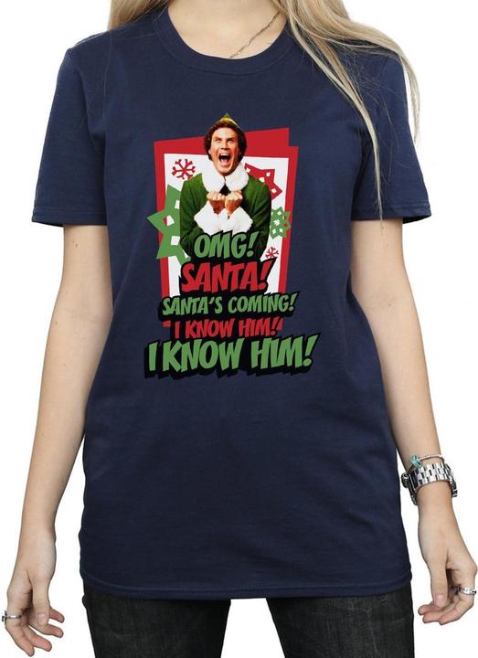 Image du produit Elf - T-shirt OMG SANTA - Femme (XXL)