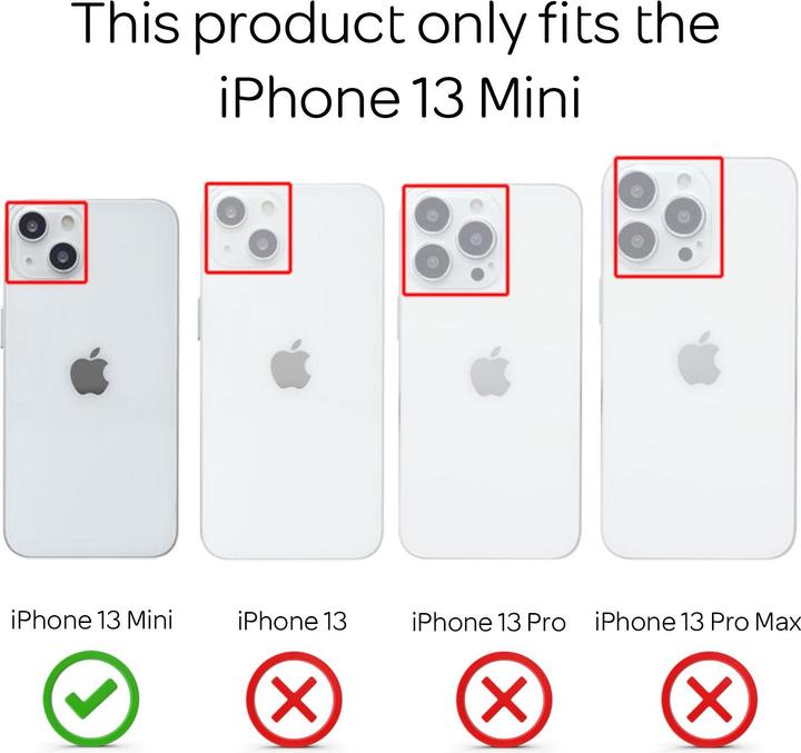 Actual product image Nalia 360 degree mobile phone case (Apple iPhone 13 mini)