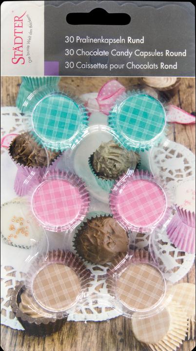 Actual product image Städter Praline Capsules Round Aluminium (2.20 cm)