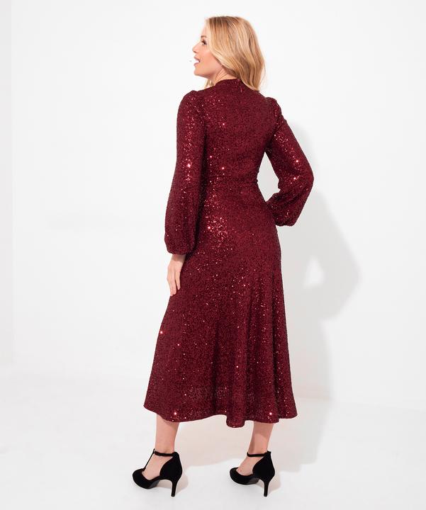 Image du produit Joe Browns Robe midi à col haut entièrement en sequin (46)