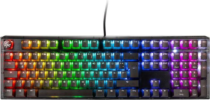 Actual product image Ducky One 3 Aura Black Gaming Keyboard, RGB LED - MX-Speed-Silver (DE, Cable)