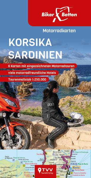 Image du produit Set de cartes moto Corse Sardaigne