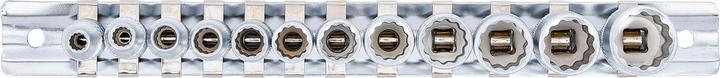 Actual product image BGS Socket Set, 12-point | 6.3 mm (1/4") Drive | Inch Sizes | 12 pcs.