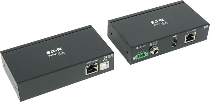 Produktbild Eaton 1-Port Industrial USB over Cat6 Extender ESD Protection PoC USB 2.0 Mountable 150ft. (50 m, USB 2.0)