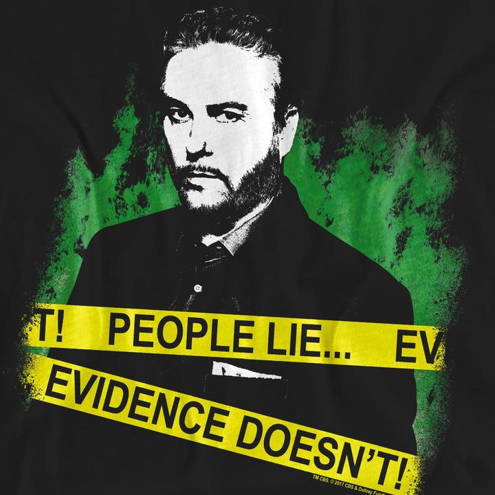 Actual product image Csi: NY Unisex Adult People Lie T-Shirt (S)