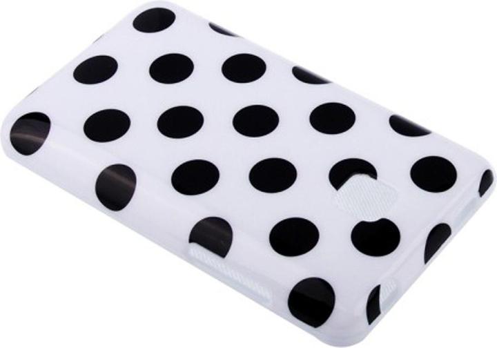 Produktbild König Design Schutzhülle TPU Punkte Case für Handy LG Optimus L3 II / E430 (Optimus L3)