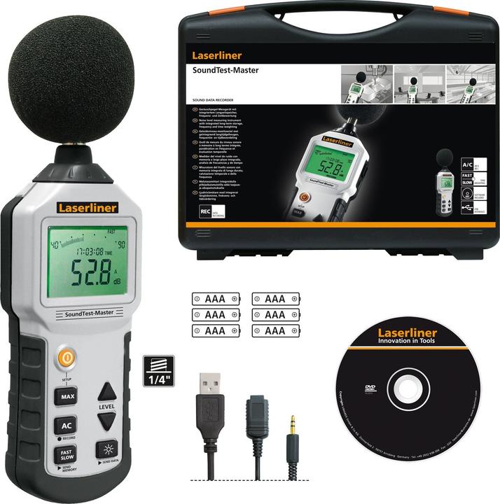 Actual product image Laserliner noise level measuring device