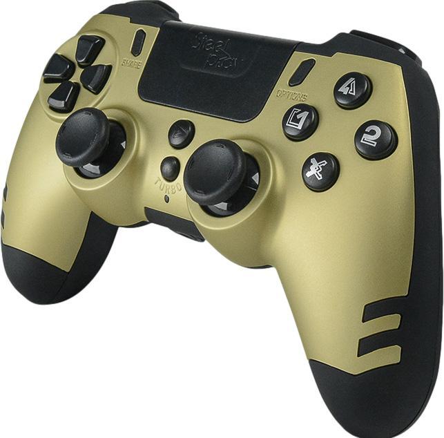 Actual product image Steelplay Slim Pack Wireless Controller Gold Multi (PS4, PC)