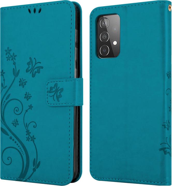 Actual product image Cadorabo Flower Book cover (Samsung Galaxy A52, Samsung Galaxy A52 5G, Samsung Galaxy A52s 5G)