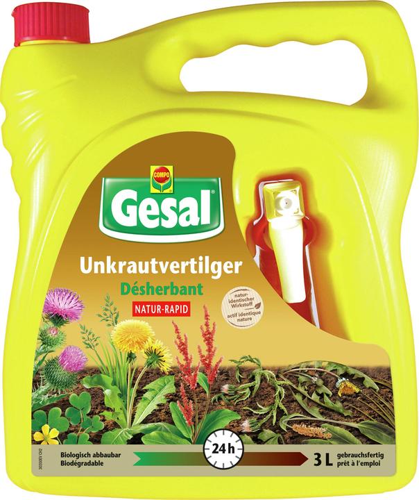 Image du produit Gesal Désherbant Natur Rapid (Mauvaises herbes, Graminées)