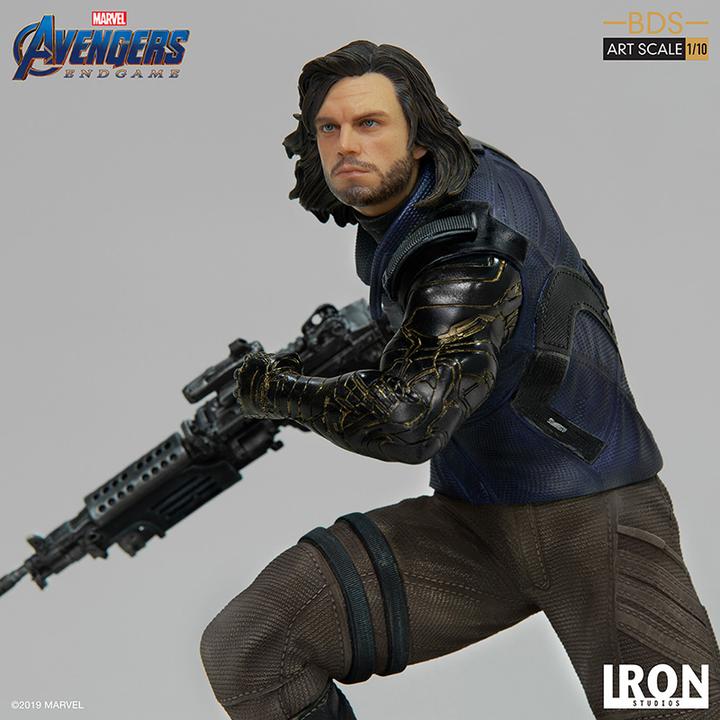 Actual product image Iron Studios Avengers Endgame "Winter Soldier" 1/10 Art Scale Statue