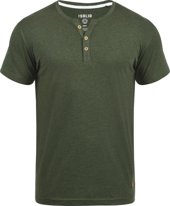 Immagine prodotto Solid Volker T-Shirt A Maniche Corte Maglietta Da Uomo Con Collo Grandad (S)