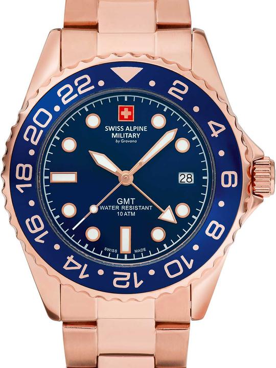 Swiss Alpine Military 7052.1165 GMT Diver 42mm 10ATM (42 mm)