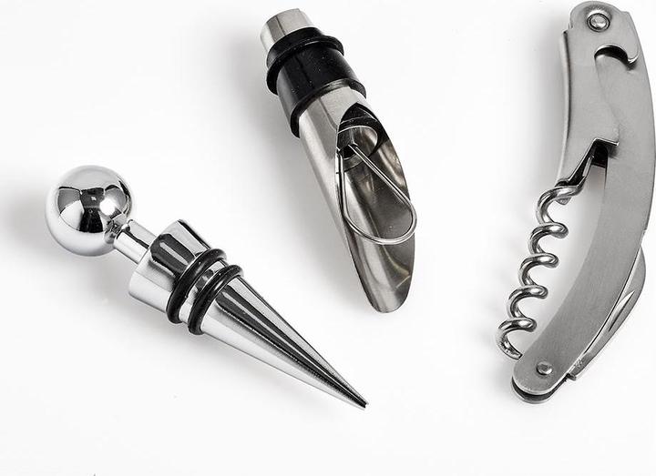 Image du produit Zeller Present Sets à vin (Bouchon de vin, Verseur de vin)