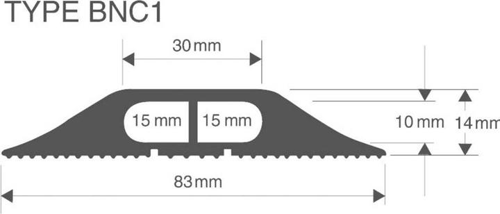 Immagine prodotto Vulcascot Cavo protezione BNC 1 grigio 3m (Ponte cavo, 300 cm)