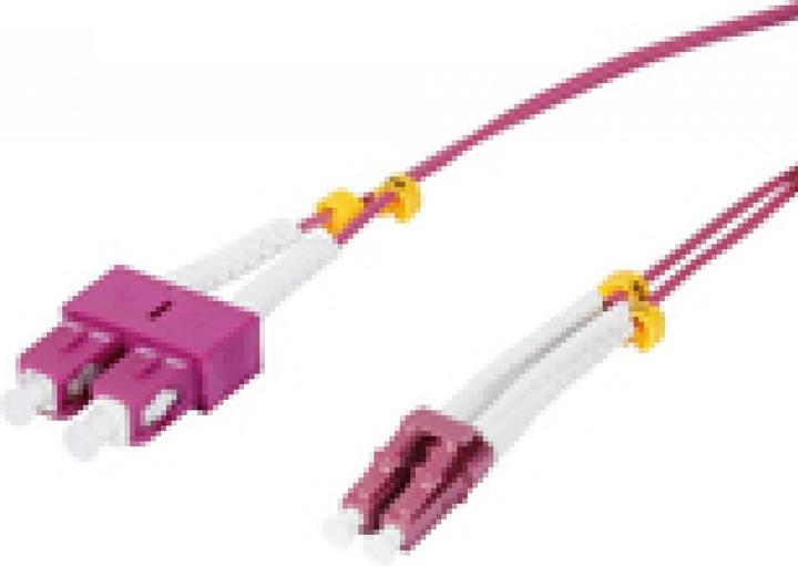 Actual product image Synergy 21 Cable fibre optic patch 1.0m LC-SC, 50/125um,OM4, AD=2mm, flexible bend protection *Synergy21* (CAT7, 1 m)