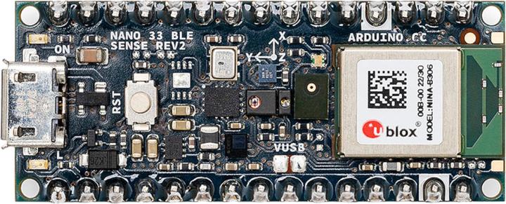 Immagine prodotto Arduino Scheda Nano BLE Sense Rev2 con intestazioni Nano ARM® Cortex®-M4