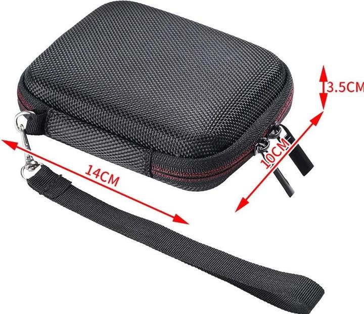 Produktbild Only-Bags.Store Festplatten Trage Tasche für Samsung T7 Touch-SSD. Stossfest Hart Hülle Organizer