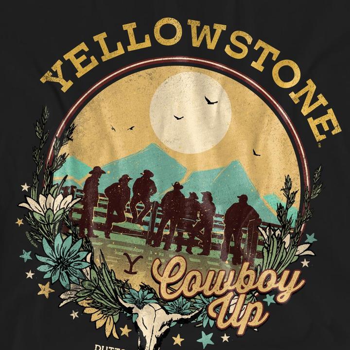 Immagine prodotto Yellowstone Cowboy Up Maglietta Adulto Unisex (M)