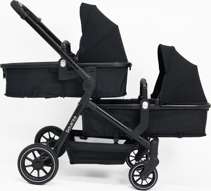 Immagine prodotto Bolente 2born Twin Car - Duowagen - Duo Buggy - kleines faltbar - Plooibuggy - einschliesslich Regena