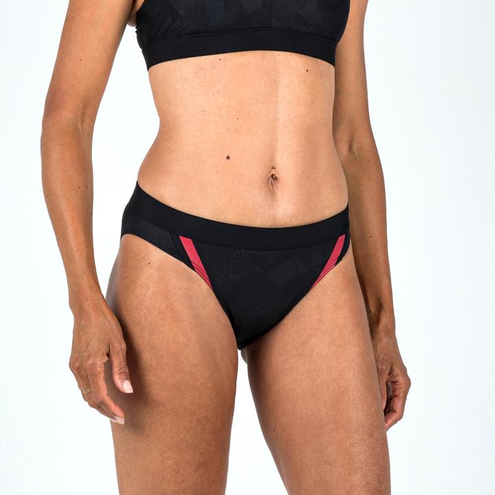 Actual product image Nabaiji Women's sports bikini bottoms - Kamyleon Geol black (46)