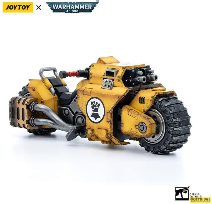 Immagine prodotto Joy Toy Warhammer 40k véhicule 1/18 Imperial Fists Raider-pattern Combat Bike 22 cm