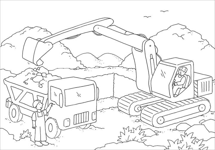 Image du produit Tessloff Mon plus beau livre de coloriage. Chantier de construction