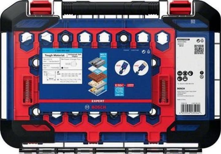 Immagine prodotto Bosch Professional Zubehör Set di seghe a tazza EXPERT Tough Material, 20/22/25/32/35/40/44/51/60/68/76 mm, 14 pezzi. (20, 22, 25, 32, 35, 40, 44, 51, 60, 68, 76 millimetri)