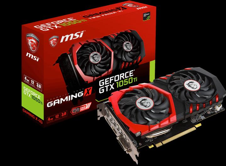 Produktbild MSI GeForce GTX 1050 Ti Gaming X 4G (4 GB)